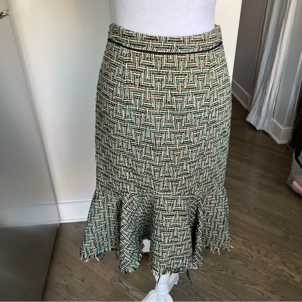 Anthropologie Elevenses Bellerby Tweed Skirt